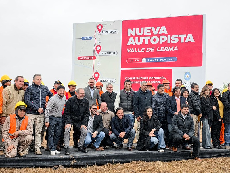 Madile participó del acto por el “Inicio de  Obras de la Autopista del Valle de Lerma”