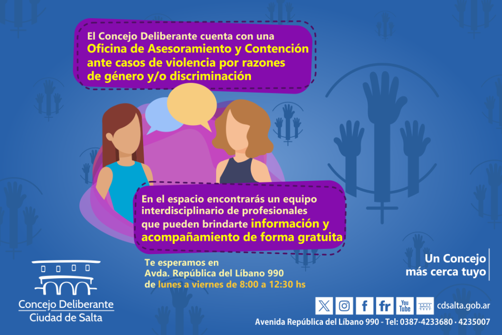 Oficina de asesoramiento y contención 2025